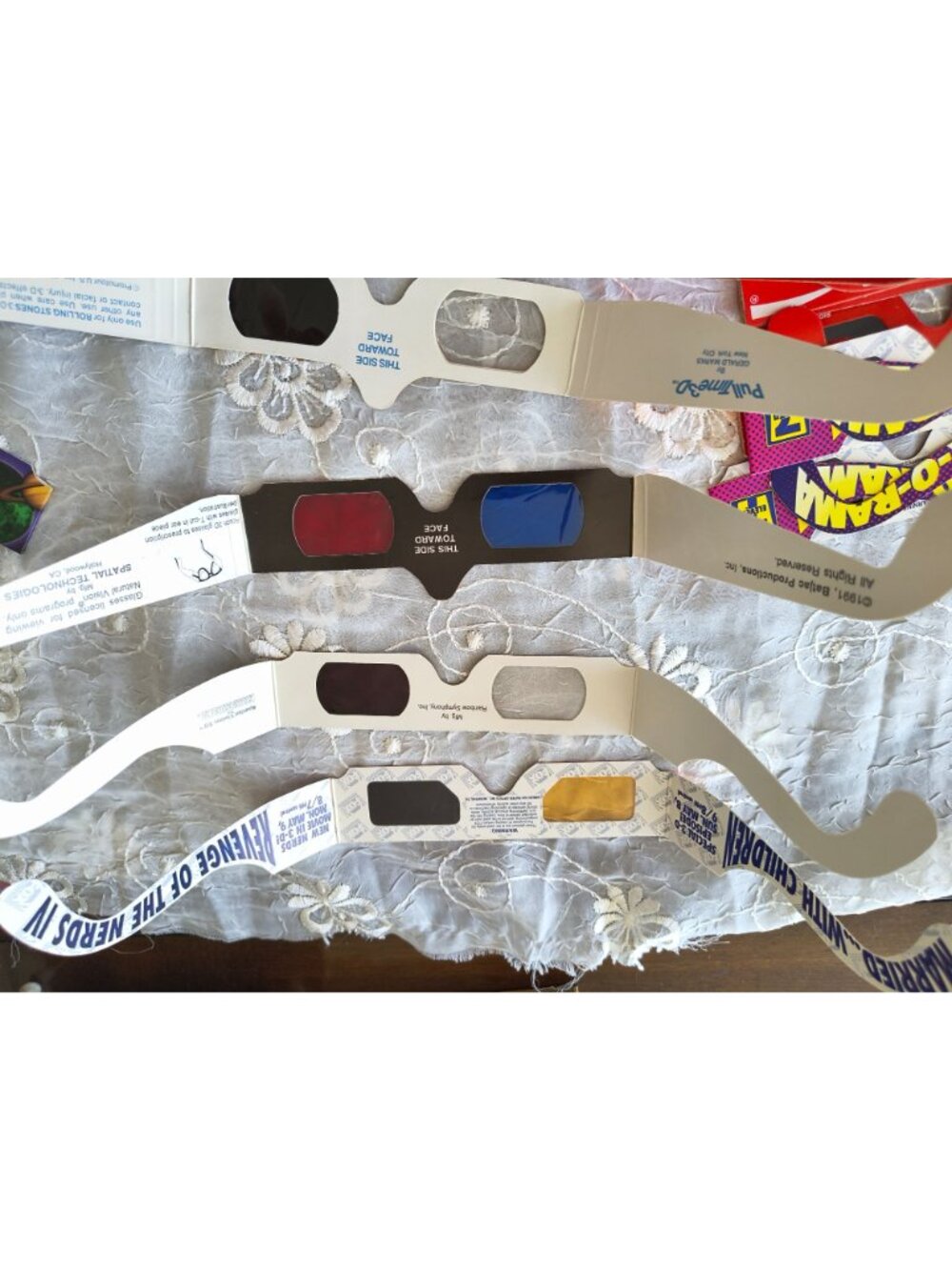 19 Hollywood 3D cardboard glasses, Rolling Stones ~Married with children~ Coca C - Picture 10 of 16